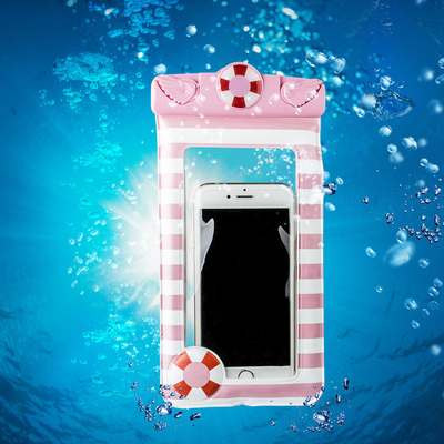 Duidelijk Waterdicht de Zakbeeldverhaal van de Celtelefoon het Waterdichte Mobiele Zakdekking Drijven