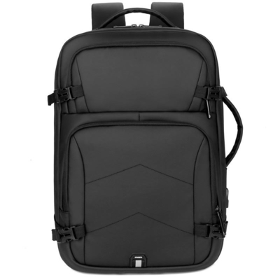 Mensen Laptop van het 17,3 Duimwater Bestand Rugzakbsci Zwarte Nylon Laptop Rugzak