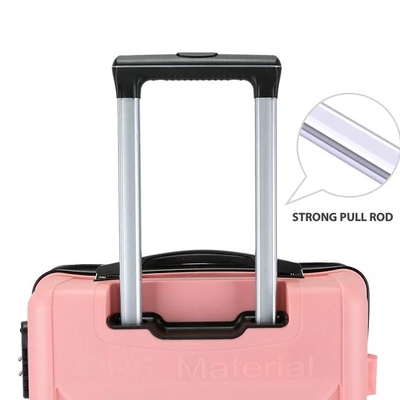Polyester die Harde Shell Luggage Set 24“ de Bagageslot 3 PCs Pp Carry On voeren van Tsa van de Karretjekoffer