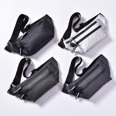 Van de de Taillezak van de stoffensport de Zak Lichtgewichtbum bag zipper custom logo