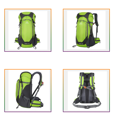 64cm Lichtgewicht de Reisrugzak 40L van de Groene Waterdichte Vrouwen van de Wandelingsrugzak