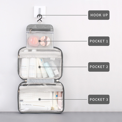 Het scheren van Hangende Toiletry Zakorganisator Hygiene Dop Kit die Kosmetische Reiszak hangen
