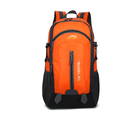 Oranje 40L maken Rugzak 55cm het Kamperen waterdicht Reisrugzak met USB-Lastengat