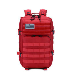 Rode Laptop van de Polyester Tactische Reis Rugzak45l Openlucht Militaire Rugzak