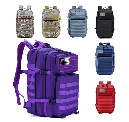 Rode Laptop van de Polyester Tactische Reis Rugzak45l Openlucht Militaire Rugzak