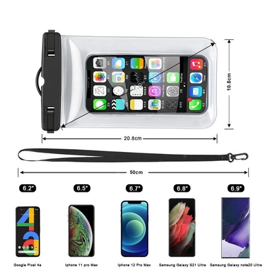 De waterdichte Zak van de Celtelefoon Universeel pvc Waterdichte Smartphone-Zak