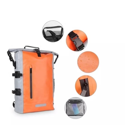 500D Waterdichte de Wandelingsrugzak die van pvc Waterdichte Zak voor Kayaking BSCI drijven