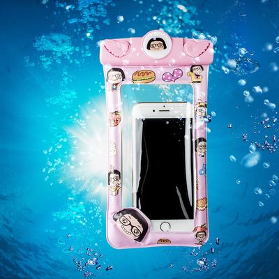 Duidelijk Waterdicht de Zakbeeldverhaal van de Celtelefoon het Waterdichte Mobiele Zakdekking Drijven