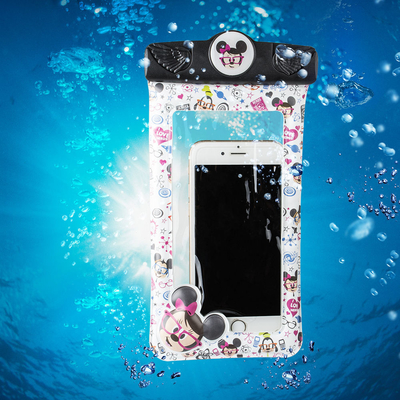 Duidelijk Waterdicht de Zakbeeldverhaal van de Celtelefoon het Waterdichte Mobiele Zakdekking Drijven