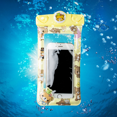 Duidelijk Waterdicht de Zakbeeldverhaal van de Celtelefoon het Waterdichte Mobiele Zakdekking Drijven