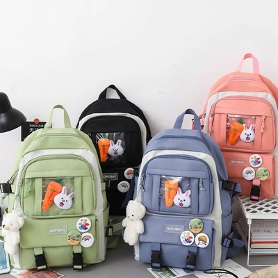 1,41 van de Rugzakreeksen van de Duim Roze School van de Meisjesjongens 5pc de Rugzakreeks