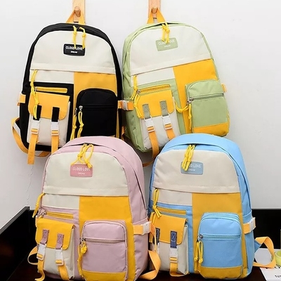 De Schooltas van de canvasrugzak plaatst de Waterdichte Rugzakken van Reistieners