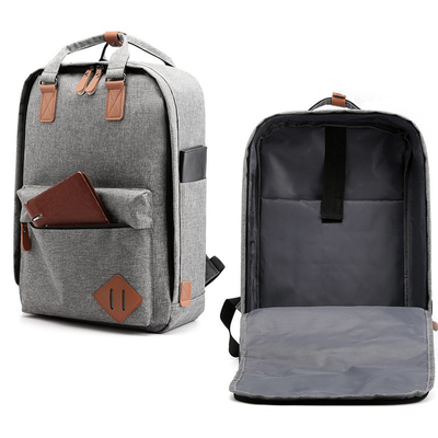 Grey Business Backpack Sets 43cm Usb die 3 in 1 Rugzak ISO aanrekenen