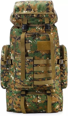 Van de de Camouflage Wandelende Rugzak 75L van BSCI Nylon de Mannen van de de Reis Kamperende Rugzak Vrouwen