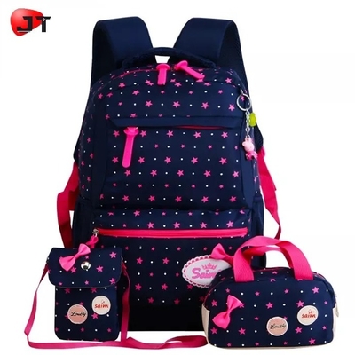 Schoolrugzak voor Laptop van Bookbag van Meisjestienerjaren de Vastgestelde Doos van de Rugzaklunch met Potloodzak