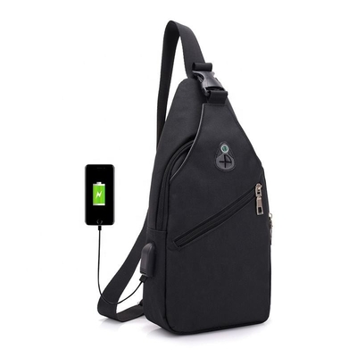 Multifunctioneel Kruis - de Zak van de lichaamsslinger met Usb-het Laden Waterdichte de Stof van Havenoxford