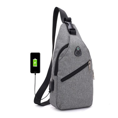 Multifunctioneel Kruis - de Zak van de lichaamsslinger met Usb-het Laden Waterdichte de Stof van Havenoxford