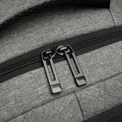 Grey Nylon Waterproof Laptop Backpack met Lader 1,37 voet BSCI