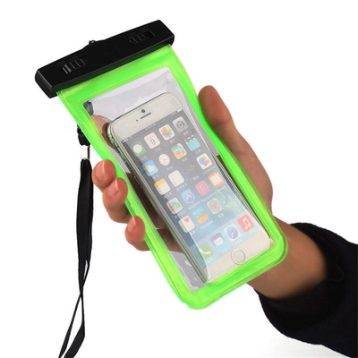 Roze Waterdicht pvc van de Telefoonzak Waterdichte Telefoonzak die Droge Telefoonzak drijven