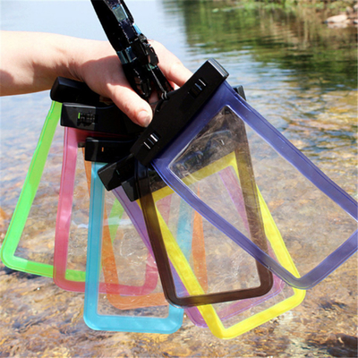 Roze Waterdicht pvc van de Telefoonzak Waterdichte Telefoonzak die Droge Telefoonzak drijven