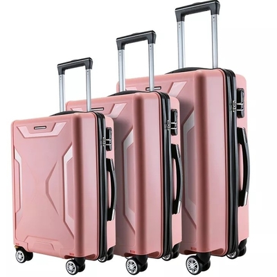 Polyester die Harde Shell Luggage Set 24“ de Bagageslot 3 PCs Pp Carry On voeren van Tsa van de Karretjekoffer