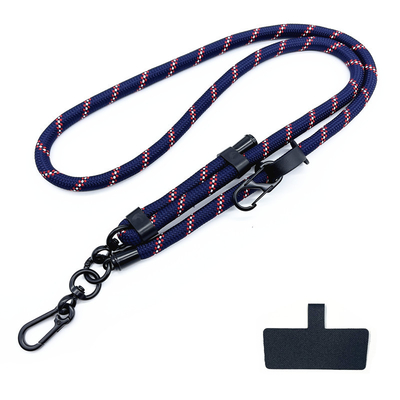 OEM van de Slingerlanyard luxury key chain universal p.p.m. van de Siliciumtelefoon het Koordkabel