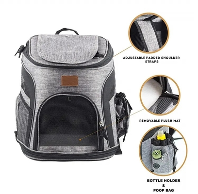 Uitzetbare Reis Erkend Carry Pet Carrier Backpack Airline