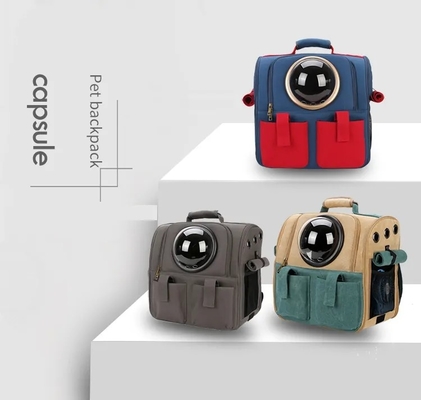 De draagbare van de de Capsule In te ademen Reis van de HuisdierenBoodschappentas Transparante Papegaai Cat Dog Bird Backpack