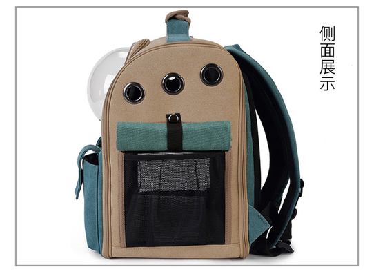 De draagbare van de de Capsule In te ademen Reis van de HuisdierenBoodschappentas Transparante Papegaai Cat Dog Bird Backpack