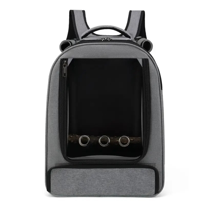 De lichtgewicht van de het HuisdierenBoodschappentas van de Vogelpapegaai Kooi Openluchtmesh large foldable travel backpack