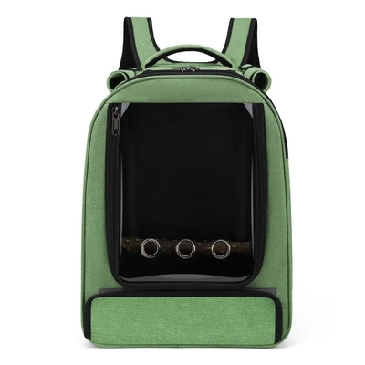 De lichtgewicht van de het HuisdierenBoodschappentas van de Vogelpapegaai Kooi Openluchtmesh large foldable travel backpack