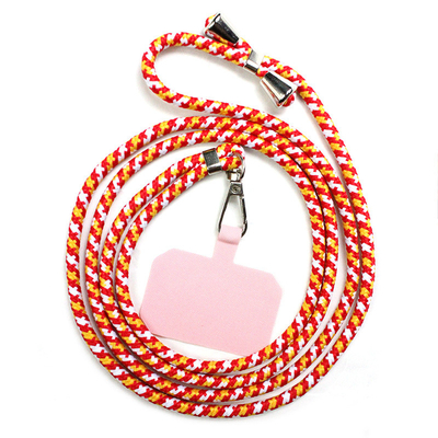 ODM de Universele Riem van Telefoonlanyard adjustable nylon neck phone met Flardmetaal