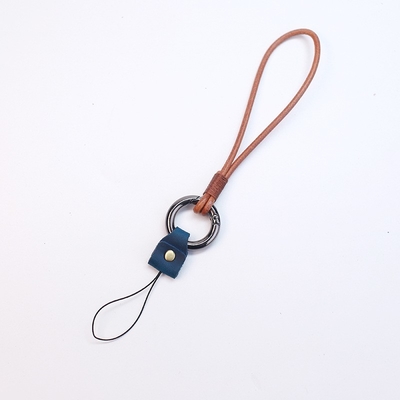 OEM Universele de Telefoonriem van Telefoonlanyard strap adjustable leather neck met Flardmetaal